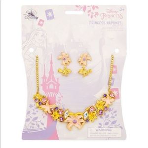 NWT Disney Store Princess Rapunzel Tangled Deluxe Dress Up Costume Jewelry Set